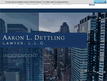 Tablet Screenshot of dettlinglaw.com